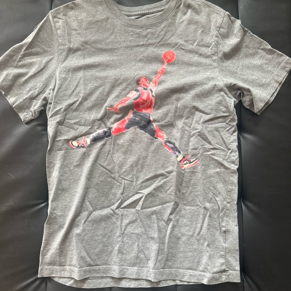Air Jordan Gray Basketball T-Shirt